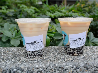 贴在奶茶上的标签是热敏纸吗？